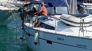 Sailboat crash