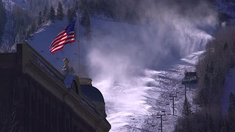 Snowmaking In Aspen, Colorado