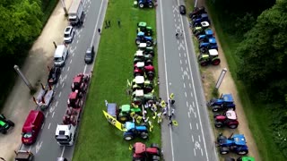 European farmers protest in Brussels ahead of elections