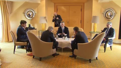 NATO Secretary General meets with the President of Finland and Prime Minister of Sweden (18 Feb. 23)