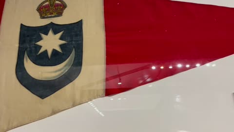 How much are these antique Royal Sailing Flags worth? (From Royal Yacht Britannia)