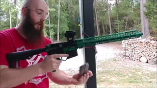 Custom Rimfire Race Gun #2: Taccom AR15-22 16″ ULW Barrel and Bolt for AR15-22LR Slo Mo Diagnostic