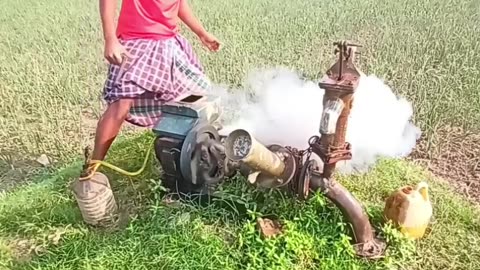 Funny moments of water pump starting