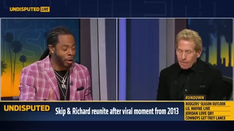 Bayless and Richard Sherman reunite after their viral moment