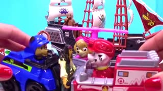 Paw Patrol Cartoon toys Rescue American Girl Doll Isabelle from Pirates Attack