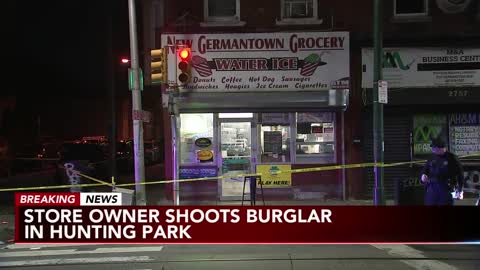 Store owner confronts, shoots man breaking into Philadelphia market: Police