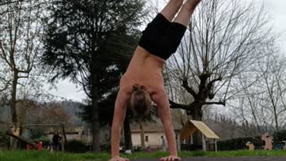 One arm handstand flag practise | 02/01/22