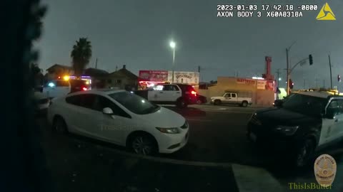 LAPD releases body cam of a fatal shooting of Oscar Sanchez who was armed with a knife and objects