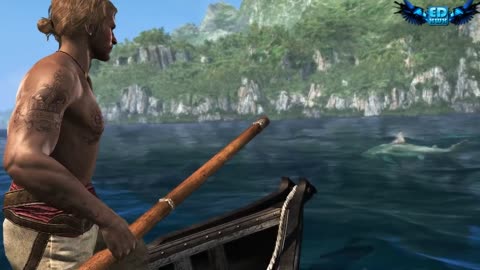 Assassin's Creed 4 All Harpooning Activities & The White Whale ( Moby Dick )