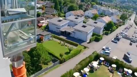 Glass Box Drop Slide in Switzerland 🇨🇭