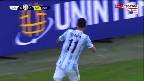 Di Maria Goal vs Brazil