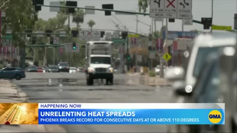 Americans swelter as record-breaking heat sweeps Southwest l GMA