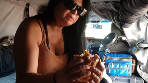 Whataburger Mukbang in My Van. Sort of...To Me Anyway | Solo Female Traveler Living in a Van