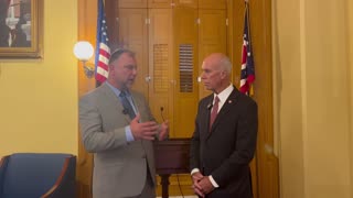 With Tim Ginter, in Ohio! Mr. Ginter was the Speaker of the Ohio House of Representatives.