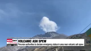 Peruvian authorities to declare emergency status in area near volcanic ash spew