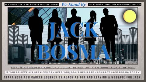 Jack Bosma's Presentation Video