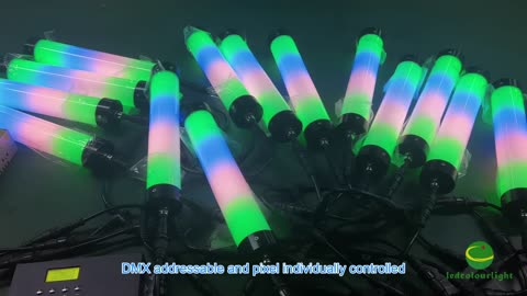 50mm LED RGBW 3D Tube Light Pixel Control