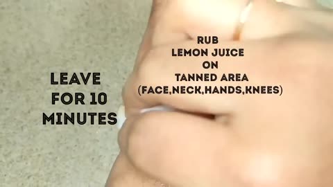 How To Remove Tan From Face, Neck, Hands, and Knees Overnight Simple home remedies
