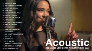 Top English Acoustic Love Songs 2023 ♫ Greatest Hits Ballad