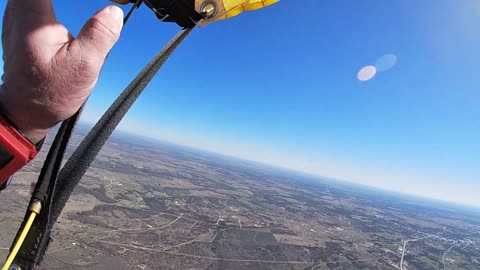The Wife and I on a 2 way hybrid skydive