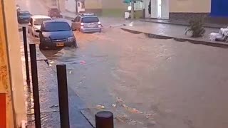 Emergencia por lluvias área metropolitana