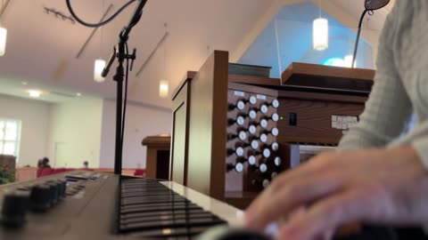 Opening Church Service Sound Check Keyboard Bass Gospel Music