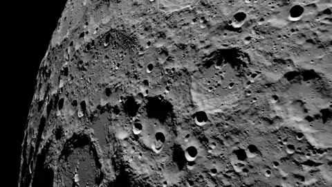 Apollo 13 Views of Moon - 4K