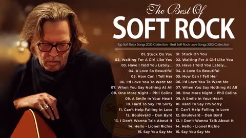 Eric Clapton, Elton John, Phil Collins, Bee Gees, Rod Stewart - Soft Rock Ballads 70s 80s 90s