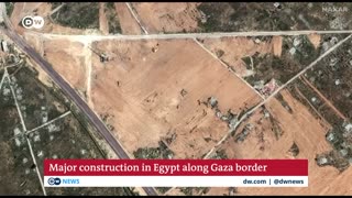 What is Egypt building on its border with Gaza? | DW News