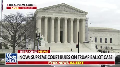 Supreme Court rules on Trump ballot case Trump wins