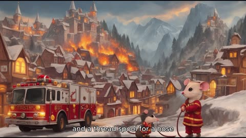 The Brave Little Firefighter Mouse