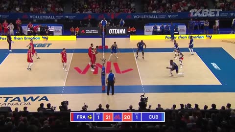 🇨🇺 CUB vs. 🇫🇷 FRA - Highlights/ Week 2 /Men's VNL 2024/Volleyball!