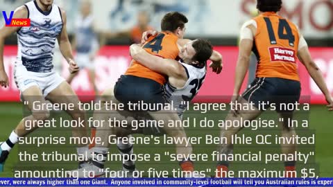 Vnews - AFL considers appealing GWS Giants' Toby Greene's three-match ban over umpire bump in final