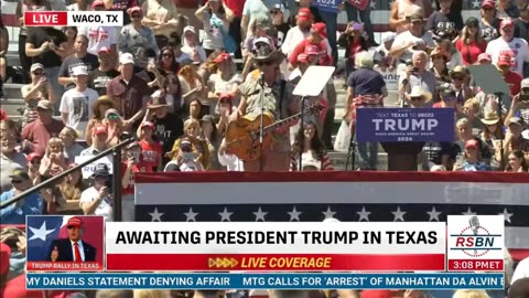 Ted Nugent in Waco Texas Trump Rally
