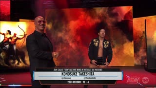 Konosuke Takeshita entrance (6/16/23)