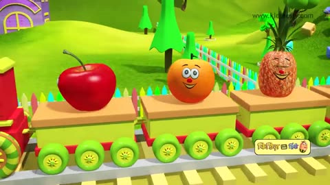 Humpty the Train on a Fruits Ride | हम्प्टी ट्रैन और