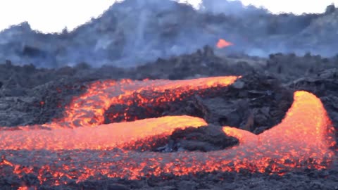 volcanic lava ambience