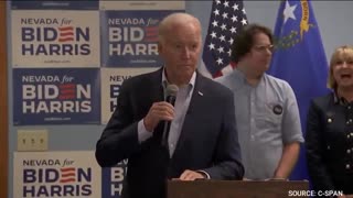 WATCH: Biden’s Staff Appears To Panic When He Goes Off-Script During Campaign Event