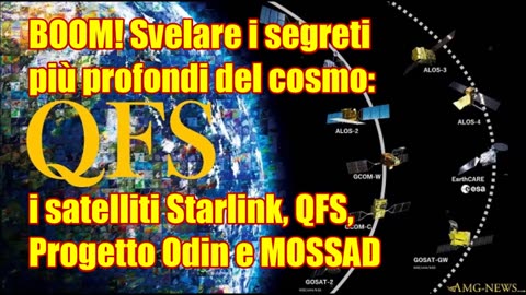 New 14/04/2024.Satelliti Starlink, QFS, Progetto Odin e MOSSAD.