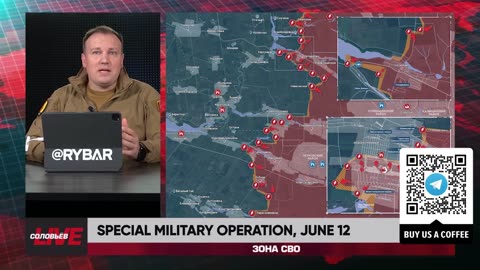 ❗️🇷🇺🇺🇦🎞 RYBAR HIGHLIGHTS OF THE RUSSIAN MILITARY OPERATION IN UKRAINE ON June 12, 2024