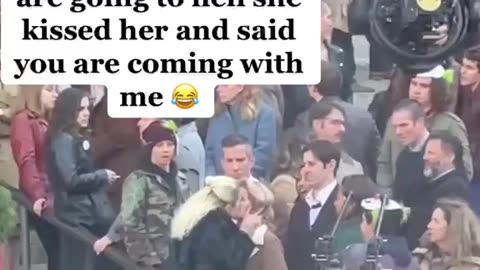 LADY YELLS OUT TO LADY GAGA U ARE GOING TO HELL