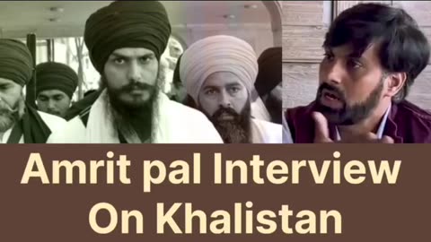 Amrit pal Interview on Khalistan #AmritpalSingh #khalistan