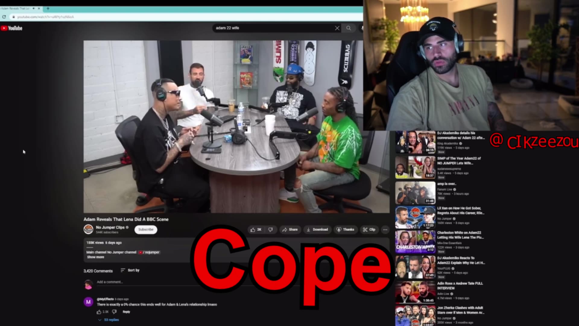 Jon Zherka speaks on Adam22 & how their relationship has failed