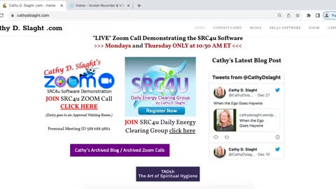 12 29 2022 SRC4u Software Demonstration Zoom Call