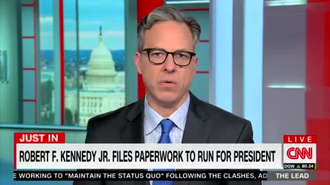 RFK, Jr. Runs for President: CNN's Jake Tapper Smears Him Immediately