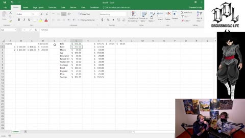 Creating a Budget on Excel Part 2