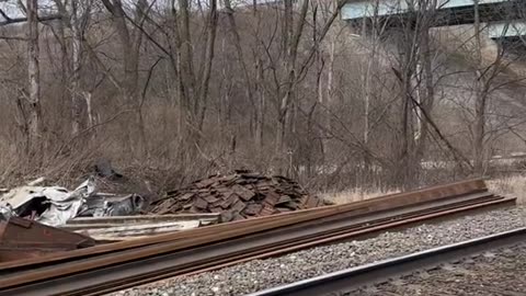 Another toxic chemicals carrying train derailment from February 23, 2022 in Big Beaver, Pennsylvania