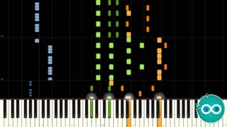 Waterflame - Electroman Adventures piano midi synthesia cover NO BG