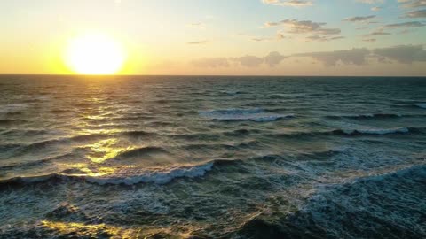 Relaxing landscape of the sea and the sun