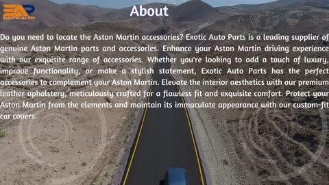 Aston Martin Accessories: Enhance Your Luxury Car